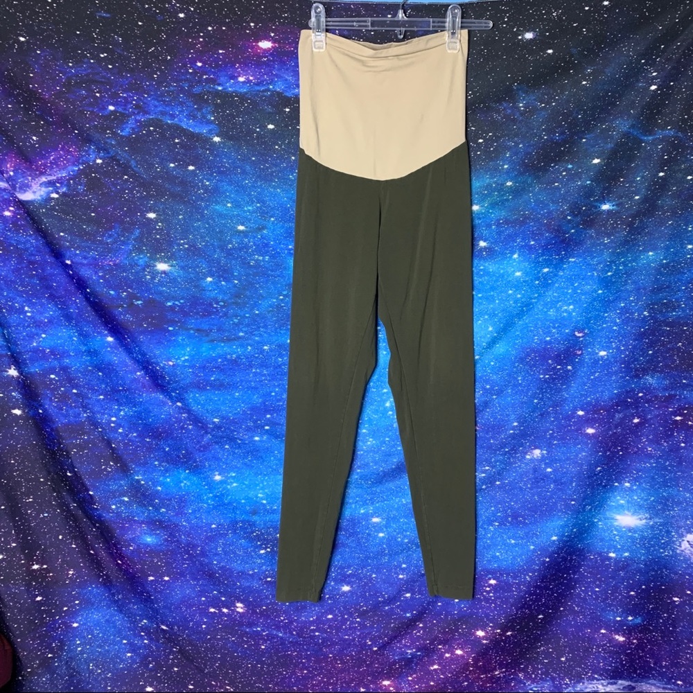 Motherhood- Green Stretchy Pants size Small